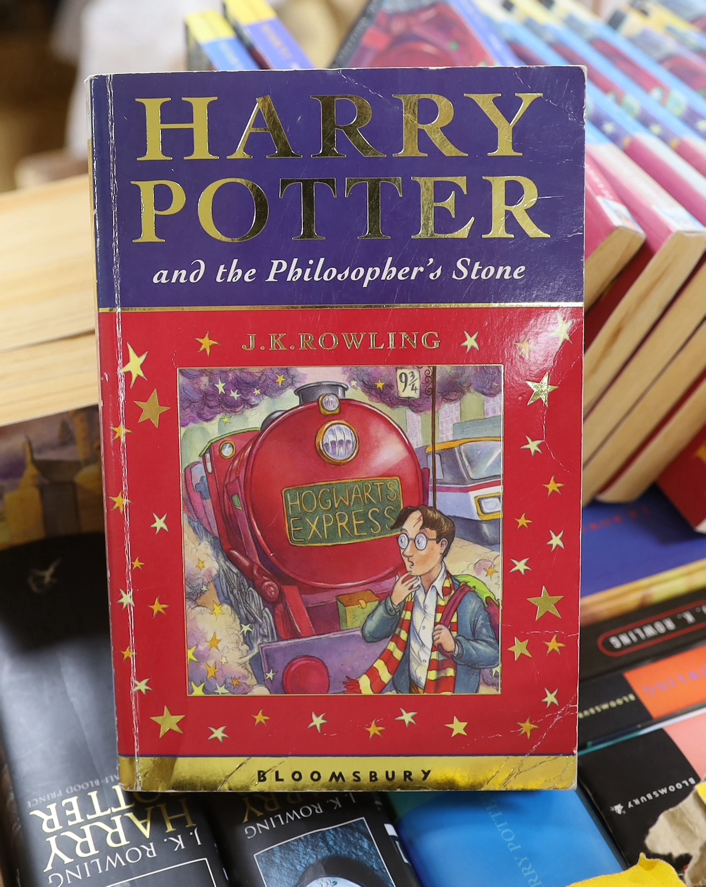 Harry Potter books including some 1st editions